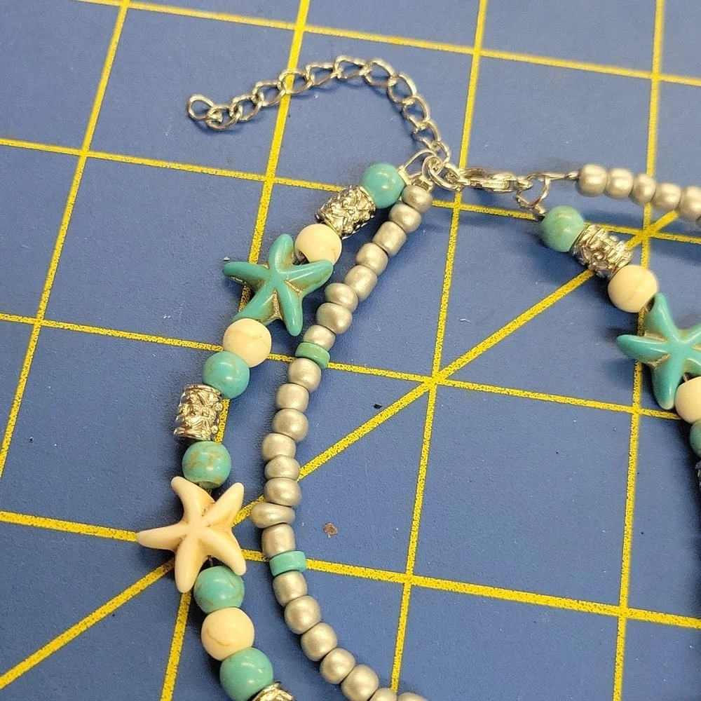 Faux Turquoise Sea Theme 9